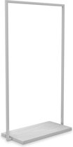 Modern kledingrek - Wit mat - 100 x 40 x 145