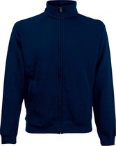 Fruit Of The Loom Heren Premium 70/30 Sweatshirt Met Volledige Ritssluiting (Donker Marine)