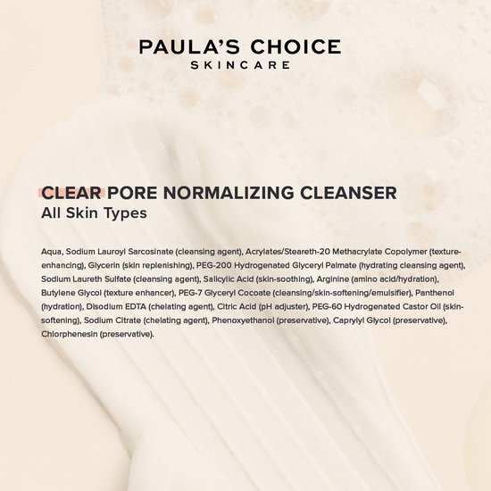 Paula's Choice CLEAR Gel Gezichtsreiniger - met Salicylzuur - Alle Huidtypen & Acne Huid - 177 ml - Paula's Choice