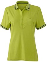 James and Nicholson Dames/dames Poloshirt (Zuurgeel/koolstofgrijs)