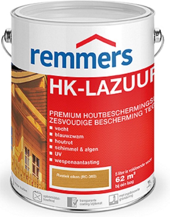 HK-Lazuur Rustiek eiken - 2.5 Liter