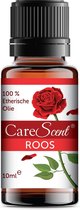 CareScent Roos Etherische Olie | 100% Puur | Rozen | Essentiële Olie voor Aromatherapie | Aroma Olie | Aroma Diffuser Olie | Rozenolie - 10ml
