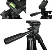 Smartphone Tripod Camera Statief 102 cm met Bluetooth Remote Shutter - Zwart