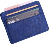 Mersa Mini Pasjeshouder Unisex portemonnee Creditcard wallet Blauw