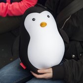 Kikkerland Zip En Flip Pinguïn Reiskussen - Knuffel en Nekkussen - Ideaal voor onderweg
