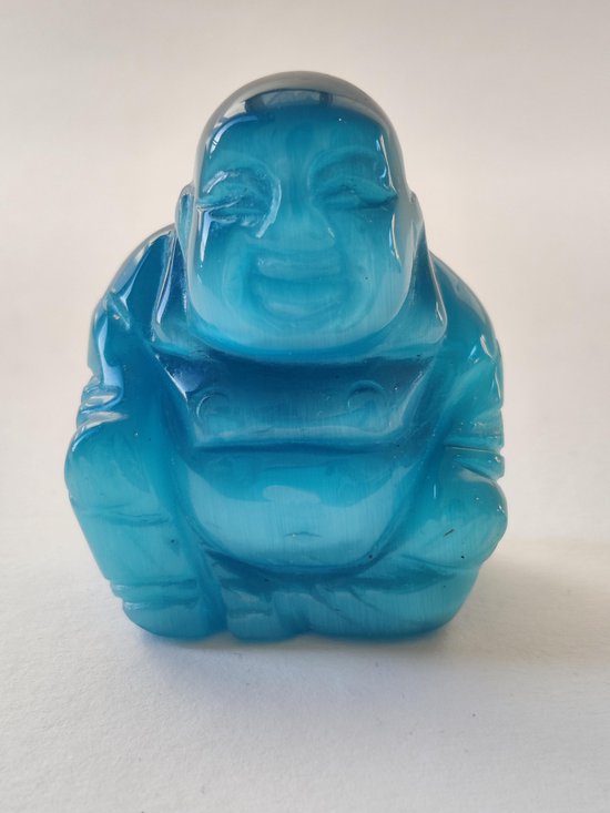 Boeddha beeld binnen| geluksbrenger | Edelsteen | blauw bol.com