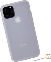 Apple Iphone 11 Zacht mat siliconen hoesje licht doorzichtig *LET OP JUISTE MODEL*