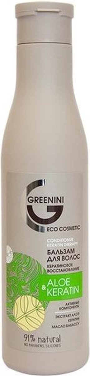 Greenini - Aloe & Keratin Conditioner Restoring Hair Conditioner Aloe & Keratin 250Ml