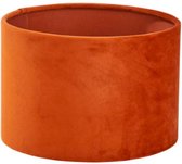 Oneiro's Luxe Lampenkap cognac - E14 fitting - hoogte 13 cm - Ø 20 cm - lampenkap voor staande lamp - lampenkappen voor tafellampen - lampenkappen - lamp onderdelen - tafellamp - w