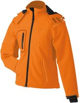 James and Nicholson Dames/dames Winter Softshell Jacket (Oranje)