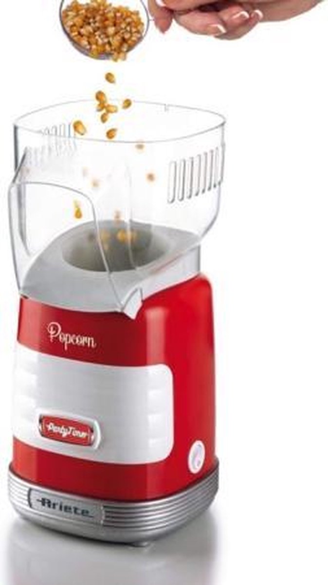 Ariete 2956 Popcorn Machine - Rood - Vetvrije Popcorn binnen 2 min — afbeelding 2