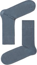 Herensokken, klassiek, effen, 3-PAAR geschenkset, denim blauw, maat 44/45 (29).