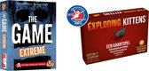 Spellenbundel - Kaartspel - 2 stuks - The Game Extreme & Exploding Kittens