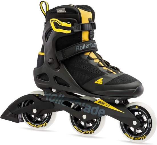 Rollerblade Macroblade 3WD inline skates 100 mm black / saffron yellow