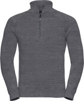 Russell Heren Authentieke Kwartier Ritssweatshirt (Konvooi Grijs)