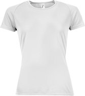 SOLS Dames/dames Sportief T-Shirt met korte mouwen (Wit)