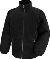 Result Core Mens Polartherm Fleece Jacket (Zwart)