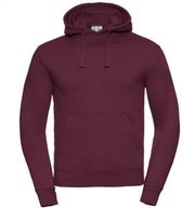 Russell Heren Authentieke Hooded Sweatshirt / Hoodie (Bourgondië)