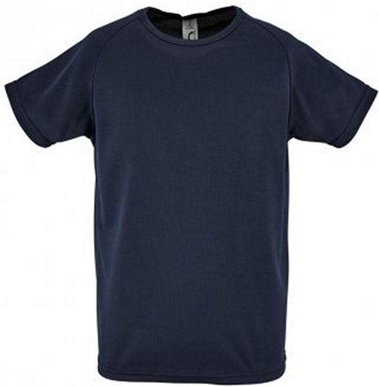 SOLS Kinderen/Kinderen Sportief Unisex T-Shirt met korte mouwen (Franse marine)