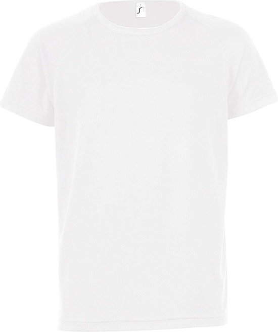 SOLS Kinderen/Kinderen Sportief Unisex T-Shirt met korte mouwen (Wit)