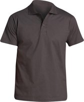 SOLS Heren Prescott Jersey Poloshirt met korte mouwen (Donkergrijs)