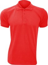 SOLS Heren Prime Pique Poloshirt met korte mouwen (Rood)