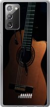 Samsung Galaxy Note 20 Hoesje Transparant TPU Case - Guitar #ffffff