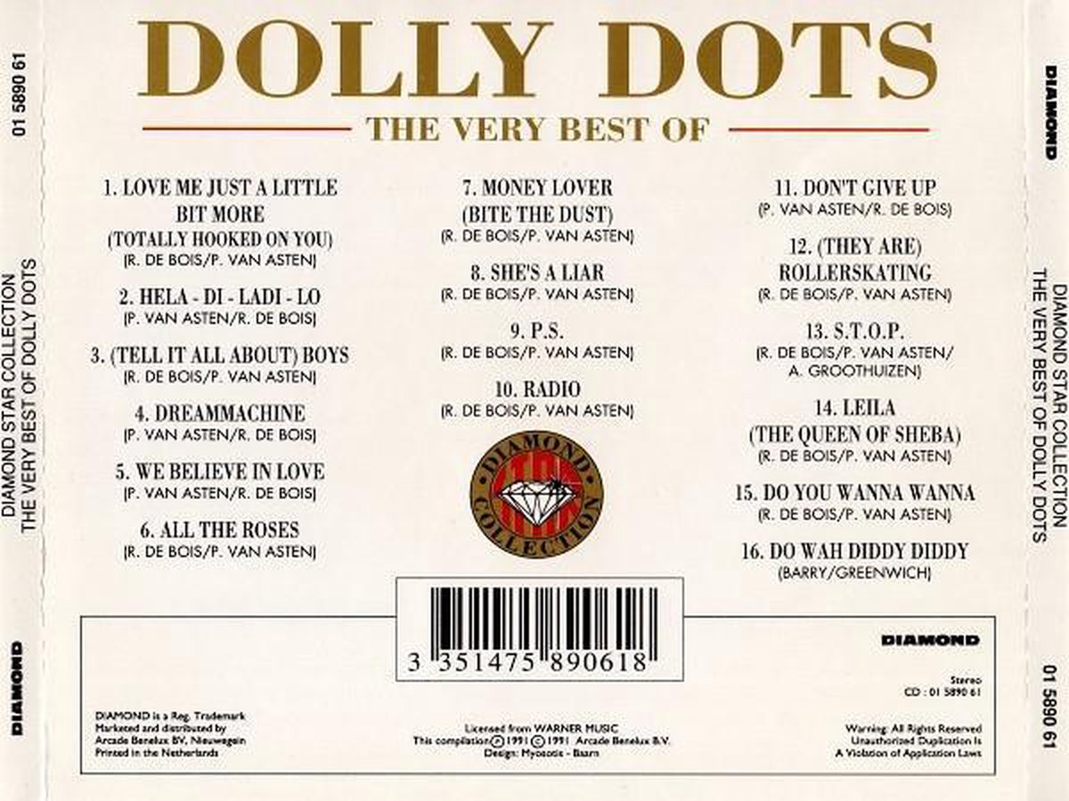The Very Best Of, Dolly Dots CD (album) Muziek