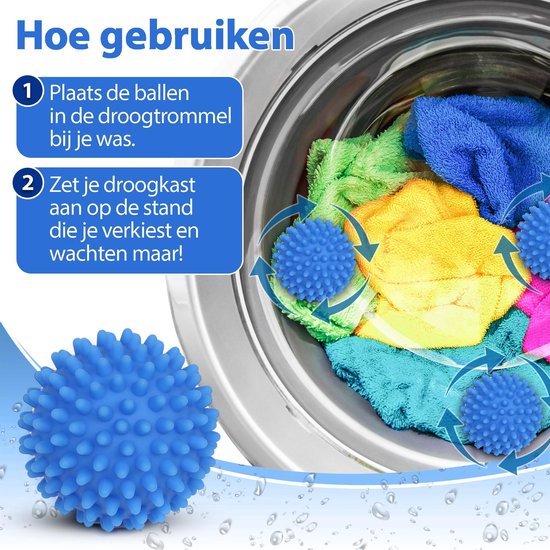 Alles over droogballen in de wasdroger gebruiken