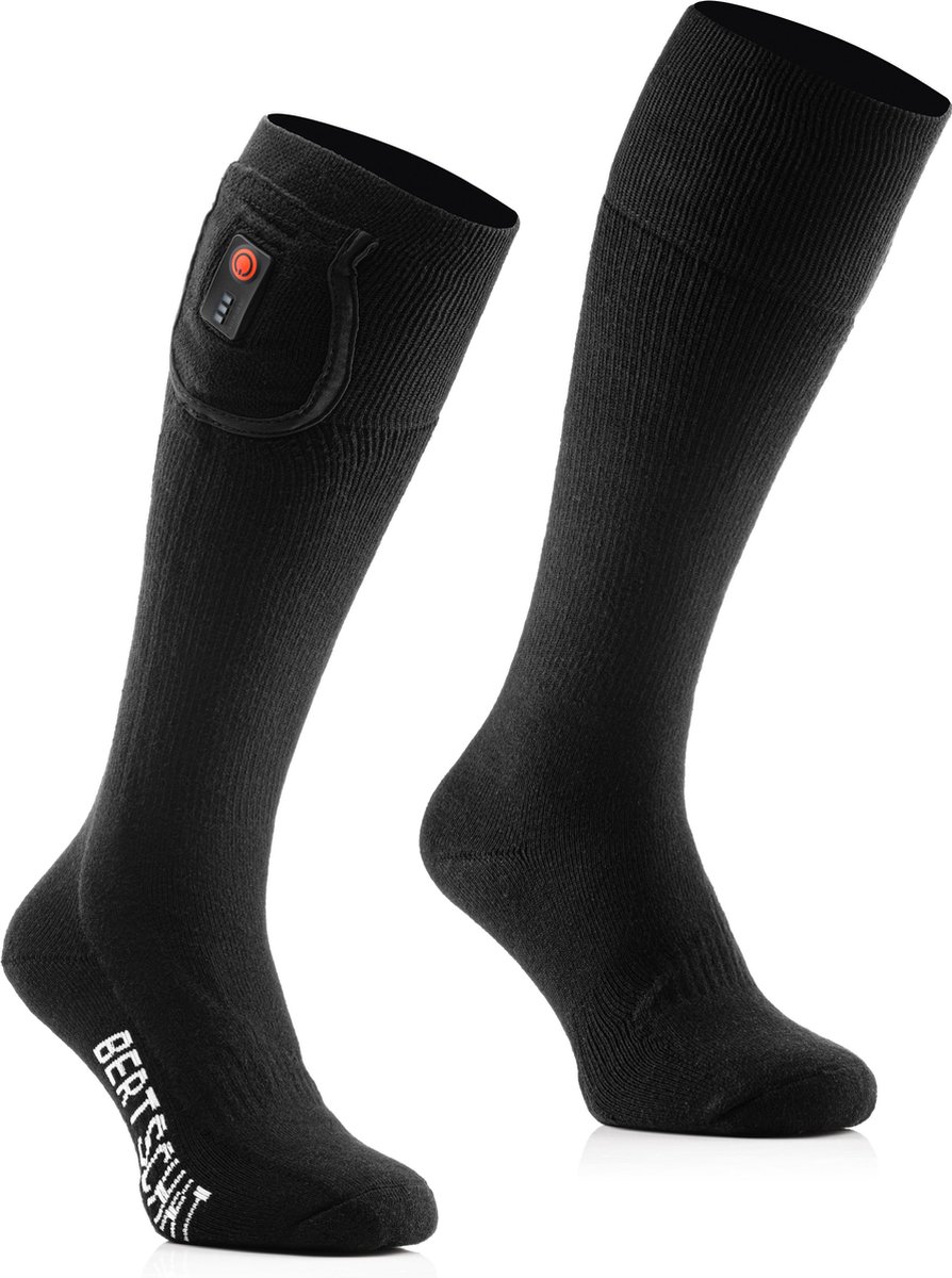 Elektrisch Verwarmde sokken met oplaadbare accu | Maat: 45-47 | Unisex | Zwart