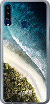 Samsung Galaxy A20s Hoesje Transparant TPU Case - La Isla #ffffff