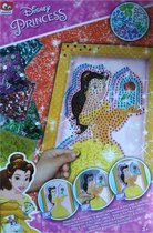 Slammer Disney Princess - Diamond en Button Painting - Diamant en knopen schilderij