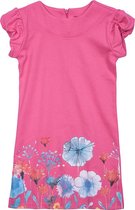 La V sweatstof jurk Megan  Roze 128