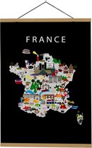 Kaart van Frankrijk | B2 poster | 50x70 cm | Maison Maps