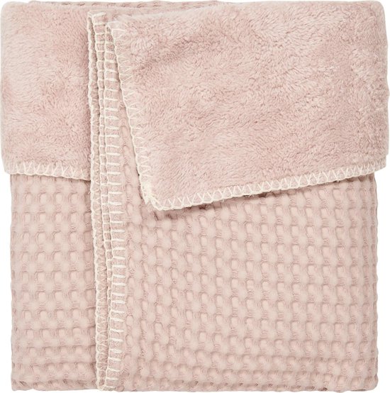 sla Samuel Etna Koeka Oslo deken eenpersoons - plaid - 140x200cm - teddy - roze | bol.com