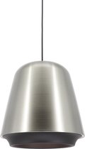 Hanglamp Santiago Mat Staal/Zwart - Ø35cm - E27 - IP20 - Dimbaar > lampen hang mat staal zwart | hanglamp mat staal zwart | hanglamp eetkamer mat staal zwart | hanglamp keuken mat staal zwart | led lamp staal zwart | sfeer lamp staal zwart
