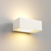 Wandlamp Eindhoven 100 Wit - LED 2x5W 2700K 2x450lm - IP54 > wandlamp binnen wit | wandlamp buiten wit | wandlamp wit | buitenlamp wit | muurlamp wit | led lamp wit | sfeer lamp wi