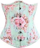 Attitude Holland Underbust korset -L- Bruno Waist trainer Turquoise/Creme