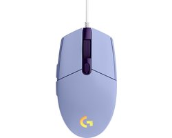 Logitech G203 LIGHTSYNC - Gaming Muis - RGB verlichting - Lila