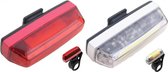 Fietsverlichtingsset USB oplaadbaar 100 Lumen - Waterdicht - LED