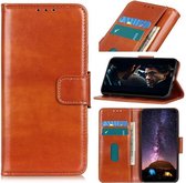 OnePlus Nord hoesje, Wallet bookcase, Bruin | GSM Hoesje / Telefoonhoesje Geschikt Voor: OnePlus Nord