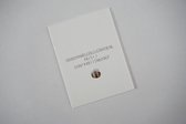 - minteken op kaart 6x8cm voor naamslinger