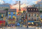 Bluebird puzzel De straten van Parijs met 2CV (1000)