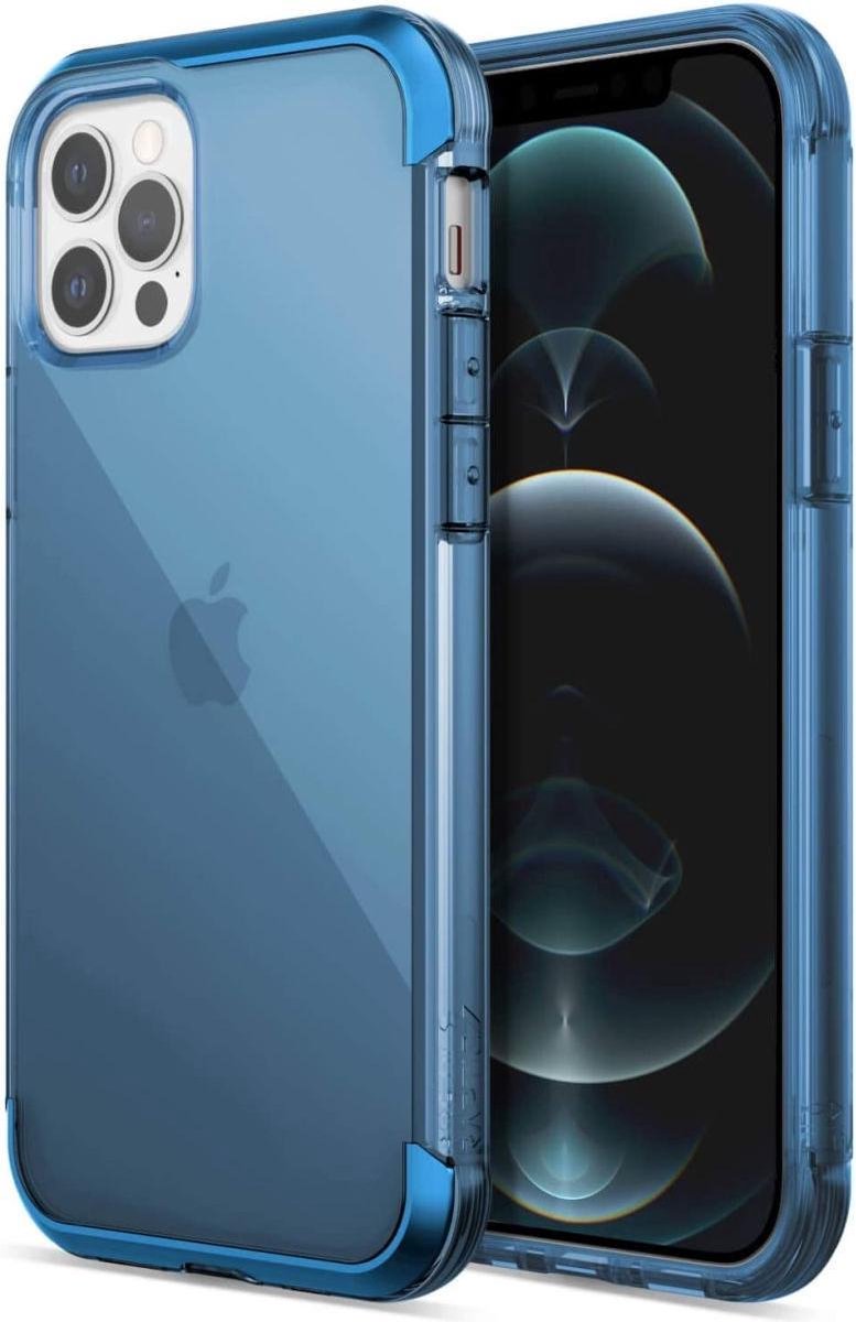 Raptic Air Apple iPhone 12 / 12 Pro Hoesje Back Cover Blauw