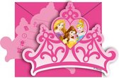 Disney Prinsessen uitnodigingen 6 stuks