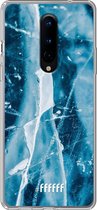 OnePlus 8 Pro Hoesje Transparant TPU Case - Cracked Ice #ffffff