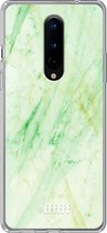 OnePlus 8 Hoesje Transparant TPU Case - Pistachio Marble #ffffff