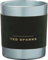 Ted Sparks - Geurkaars Demi - Velvet Collection - 60 Branduren - 1 Lont - Luxe Verpakking - Moss & Sandalwood