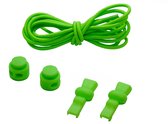 Ronde Elastische veters - (Neon Groen) - Elastische kinder veters - Lock  - Sport veters - Elastische schoenveters
