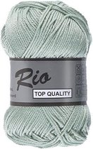 Lammy yarns Rio katoen garen - mint (062) - pendikte 3 a 3,5 mm - 1 bol van 50 gram